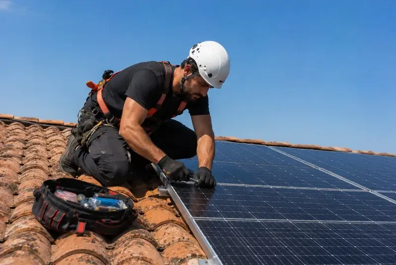 Maintenance et monitoring de panneaux solaires à Taller