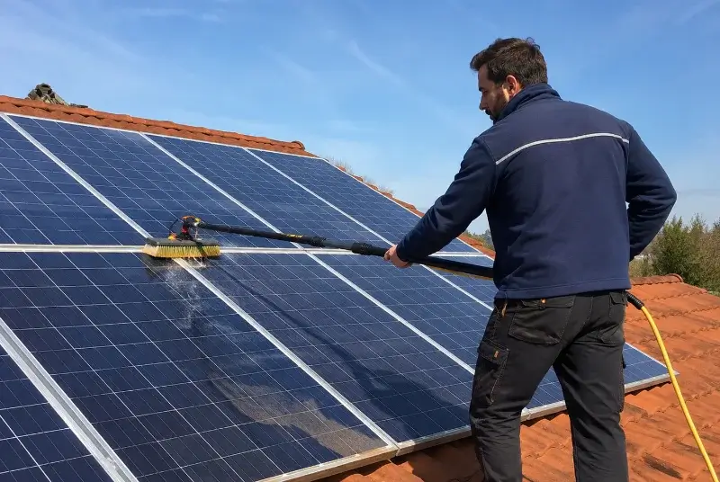 Nettoyage et entretien de panneaux solaires à Taller